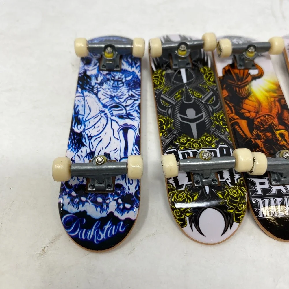 Tech Deck Finger Skateboards Panda Dark Star‎ Adam Dyet Paul Machnau Lot of 6